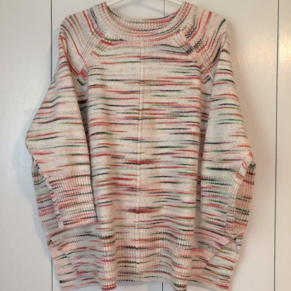 Lou & Grey Spaced Dye Sweater Poncho